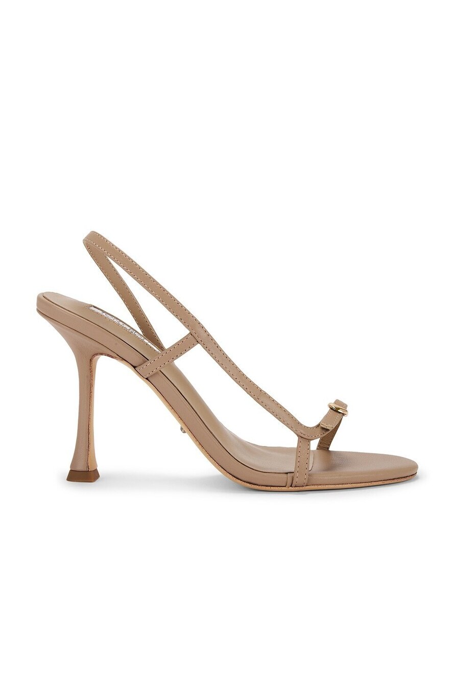 Tony Bianco Lush Sandal in Bisque leather high stiletto heel strappy open toe